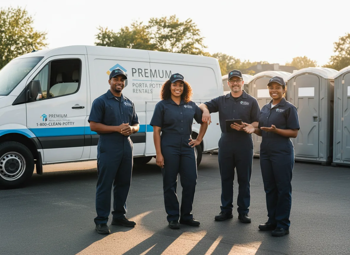 VIP Portable Toilets company in Alhambra, IL